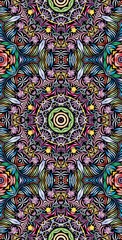 Fractodome Colorful Seamless Fractal Patterns