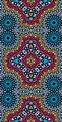 Fractodome Colorful Seamless Fractal Patterns