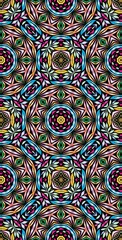 Fractodome Colorful Seamless Fractal Patterns