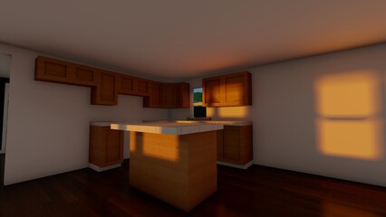 liminal space landscape night and afternoon