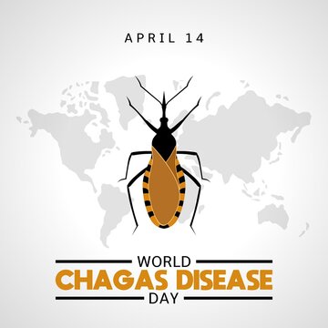 World chagas Disease day vector illustration. Suitable for Poster, Banners, campaign and greeting card. 
