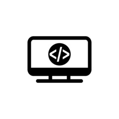 coding icon vector design templates