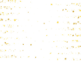 Magic gold sparkle texture vector star background.