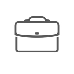 vector illustration of bag template icon, briefcase.