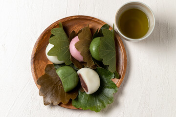 日本の行事の柏餅