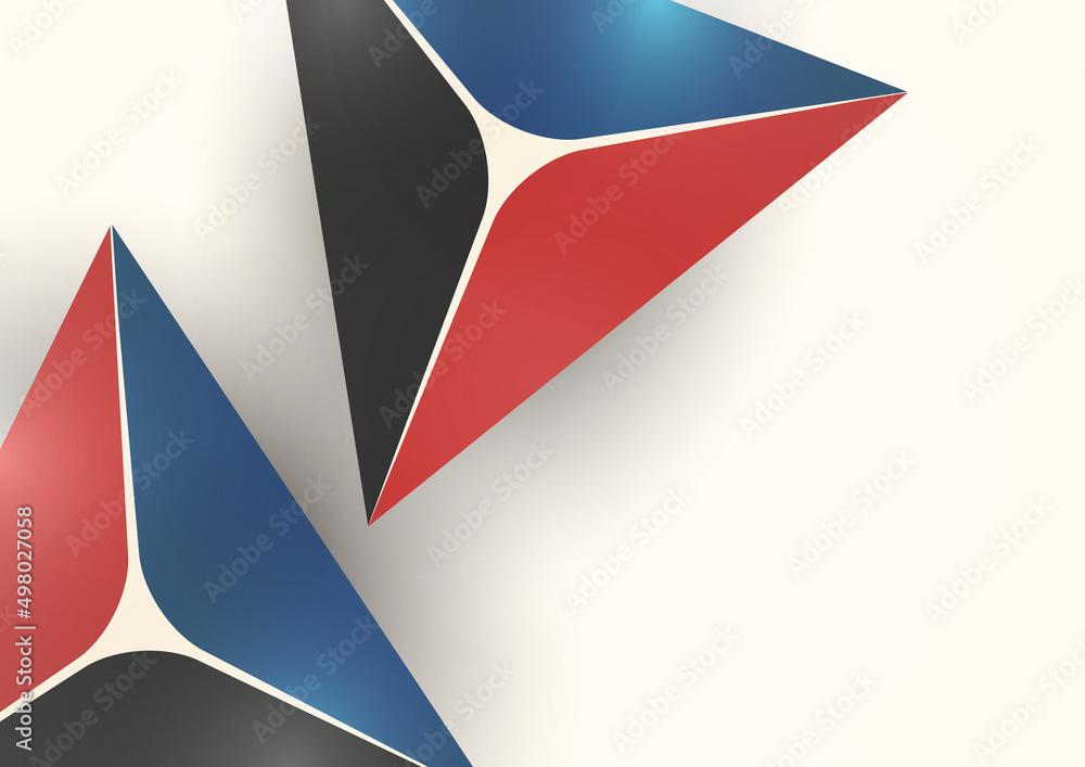 Poster triangle, pyramid. abstract colorful background with bright geometric elements. vector