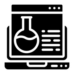 science glyph icon