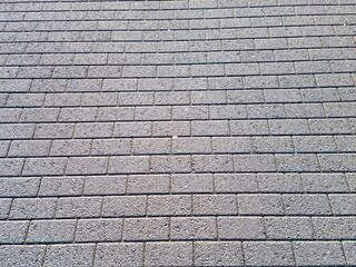 gray brick floor
