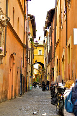 Fototapeta premium イタリア市街 風景 素材 ローマ