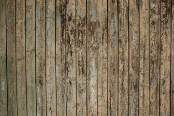 Painted wooden board for design or text. Old painted wood wall.