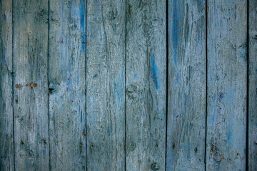Painted wooden board for design or text. Old painted wood wall.