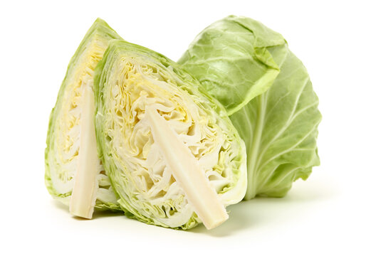 cabbage on a white background