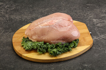 Whole skinless chicken breast fillet