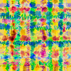 Fototapeta na wymiar Abstract geometric pattern with crossing blurry stripes Decorative cells, lattice, ornament