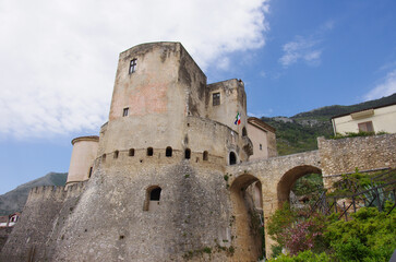 View of Pandone Castle - Venafro - Molise - Italy.