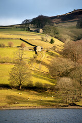 countryside near Ladybower Reservoir in Peak District