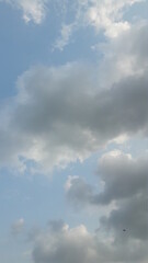 blue sky with clouds