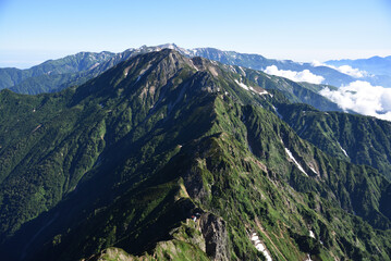 北アルプス鹿島槍ヶ岳