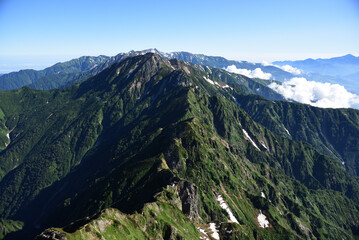 北アルプス鹿島槍ヶ岳