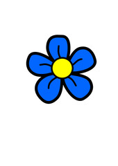 blue flower
