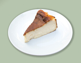 piece of cake on a plate