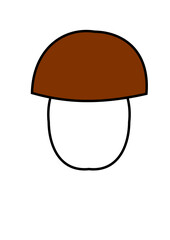 illustration of a mushroom
