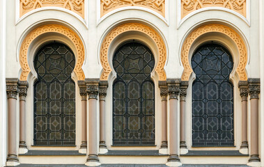 Exterior view of Spanish Synagogue, Prague