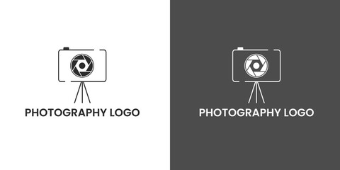 Minimal and Modern Photography and Studio Logo Design
