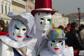 Maschere al carnevale di Venezia