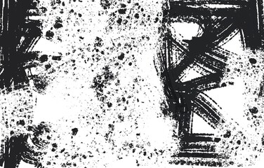 Grunge Black and White Distress Texture.Grunge rough dirty background.For posters, banners, retro and urban designs.