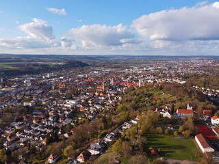 Ravensburg, Deutschland: Luftbild der Stadt