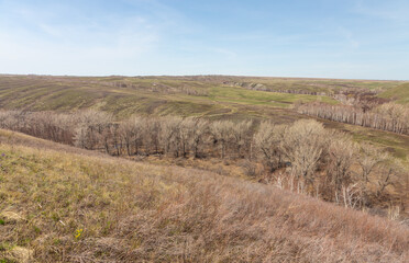 Guberlinsky mountains, Orenburg region, Southern Urals, Russia.