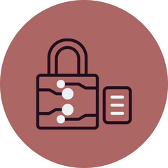 Obraz premium Padlock Icon