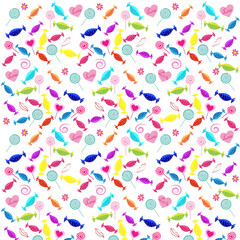 Fondo con caramelos de colores 2.	