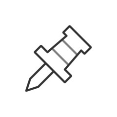 Fototapeta premium Pushpin Icon