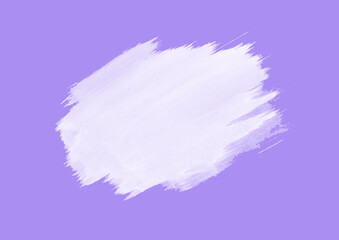Purple Background with watercolor abstract white Splash. Colorful spring Background