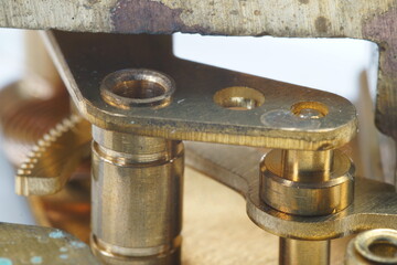 Mechanik eines Manometers Makroaufnahme