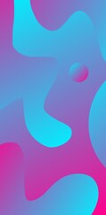 Fototapeta na wymiar Light blue and purple mix abstract fluid mobile phone wallpaper. Abstract gradient wallpaper. Best abstract wallpaper with beautiful geometric shapes. Totally modern abstract background.