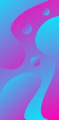 Fototapeta na wymiar Light blue and purple mix abstract fluid mobile phone wallpaper. Abstract gradient wallpaper. Best abstract wallpaper with beautiful geometric shapes. Totally modern abstract background.