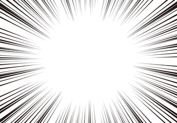 集中線　コピースペース