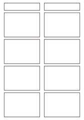 4コマ漫画　テンプレート