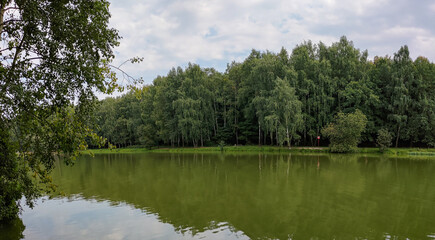 Krasny (the Red) pond  in Izmaylovo park, Moscow