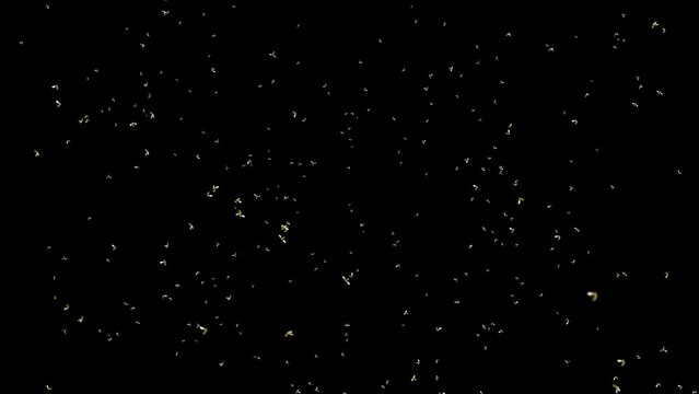 Swarm of Bees Fly Green Screen 3D Loop Background animation. bee collecting pollen from yellow flowers in beehive. Flying bees in the apiary. Beekeeping and working concept.