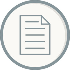 Fototapeta premium Paper Icon
