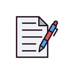 Pen And Paper Icon