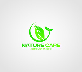 People Eco Care Logo Template