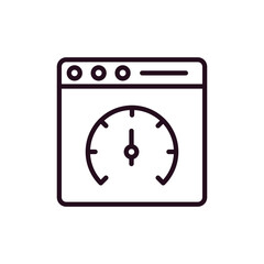 Obraz premium Page Speed Icon