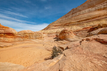 Area around The Wave,  North Coyote Buttes, Paria Canyon-Vermilion Cliffs Wilderness of the Colorado Plateau