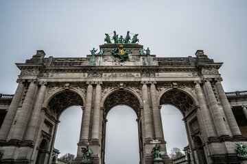 Fototapeta na wymiar Triumphal Arch, Brussels, Belgium