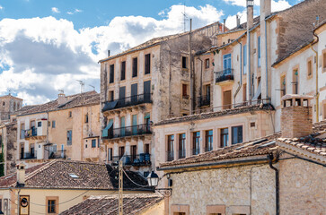 Obraz premium Architecture in the medieval village of Sepulveda, Castile and Leon, Spain